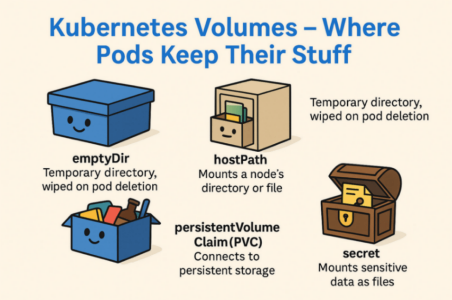 Kubernetes Volumes: Where Pods Keep Their Stuff